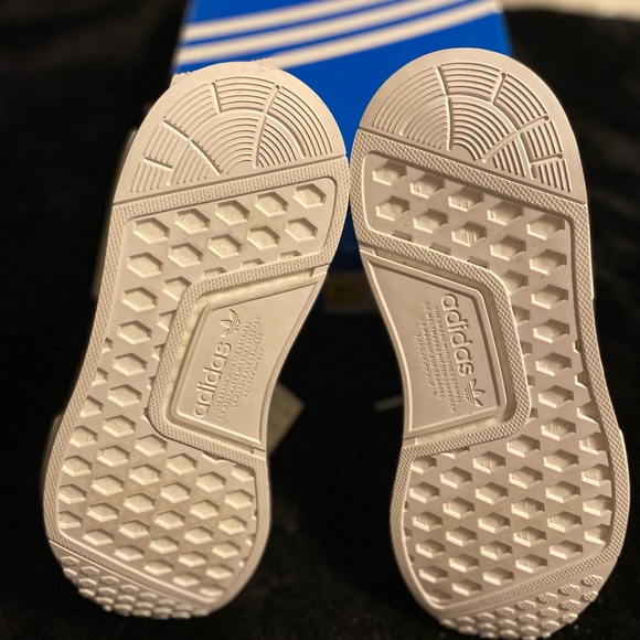 Adidas NMD R1 white youth 5 1/2 women’s 7 1/2 NIB